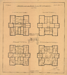 504 Ontwerpen plafonds en balklagen begane grond en verdieping, Ontwerp voor den bouw van een Burgerweeshuis te Tiel, ...