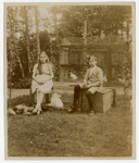 2093 Foto van Cornelis Christiaan van Lidth de Jeude (1909-2003), met zijn zus Albertine Wilhelmine Gabriele van Lidth ...