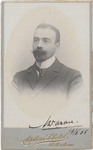 0690-7362 Orginele foto van Ds. I. Warau predikant te Asch van 1896 t/m 1905