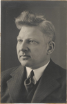 0690-7370 Originele foto van Ds. D. Broers predikant van Asch van 1929 t/m 1935