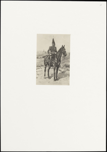 28 Ruiterstuk van generaal Chassé te velde; naar rechts; in uniform met hoofddeksel; in de rechterhand een zweep.