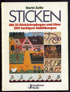 7577 Boek met informatie en de geschiedenis van het borduren, 1983