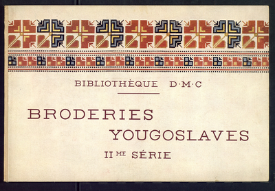 7596 Boekje met beschrijving en borduurpatronen uit de Joegoslavische volkskunst, deel 2, 1935