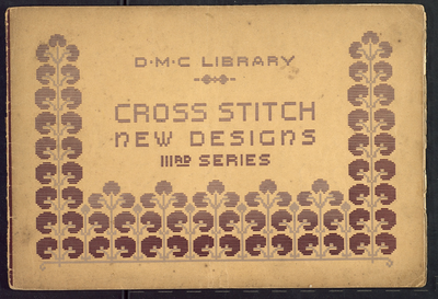 7608 Boek met patronen voor kruissteek en tapisserie, voornamelijk jugendstil, 1911