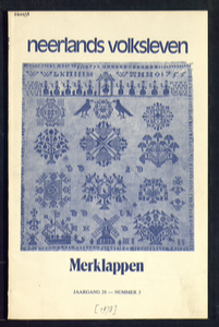 7610 Tijdschrift, waarin een artikel over merklappen: Merklappen uit Aalsmeers bezit, [1978]