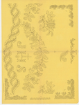8126 Dit borduurpatroon bevat zes patronen voor vrij borduurwerk, 15 maart 1840