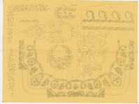 8169 Dit borduurpatroon bevat acht borduurpatronen voor vrij borduurwerk., 15 januari 1841