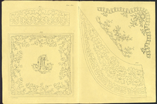 8191 Dit zijn 5 borduurpatronen voor diverse doeleinden in vrij borduurwerk, 15 juni 1841