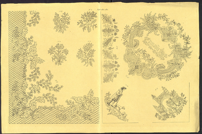 8204 Dit zijn negen borduurpatronen voor vrij borduurwerk, 15 september 1841
