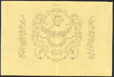 8209 Dit zijn drie borduurpatronen voor vrij borduurwerk, 15 octobre 1841