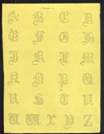 8219 Dit is een borduurpatroon voor vrij borduurwerk: een alfabet, 15 decembre 1841