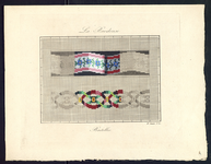 8222 De voorstelling op dit borduurpatroon bestaat uit twee motieven voor bretels, 15 janvier 1842