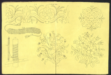8228 Dit zijn borduurpatronen voor vrij borduurwerk en filetwerk (11), 15 februari 1842