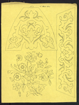 8230 Dit zijn drie borduurpatronen voor vrij borduurwerk, 15 maart 1842