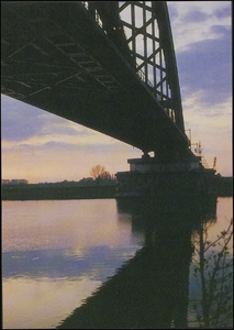 778 Oude Spoorbrug gebouwd tussen 1863 en 1868. De hoofdoverspanning is 154 meter samen met de aanbruggen toen de ...