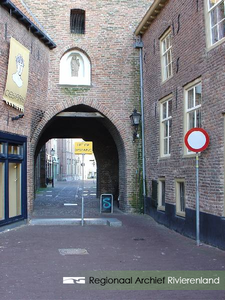 116 Detailopname van het stadhuis op de Markt in Culemborg. Het pand is in 1534 gebouwd. Dat gebeurde in opdracht van ...