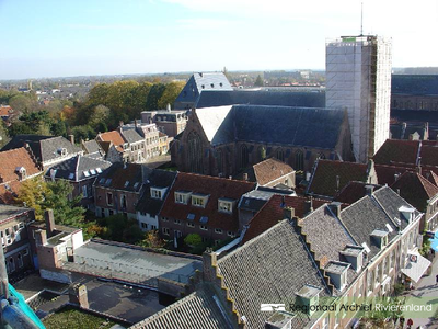 138 Detailopname van het stadhuis op de Markt in Culemborg. Het pand is in 1534 gebouwd. Dat gebeurde in opdracht van ...