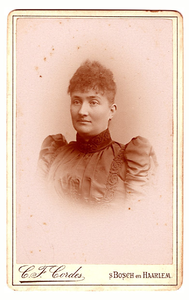 915SAB001103615 Portret Jeanette Anne Pieternella Adriana Brouwers (1852-1931)