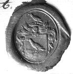 2310 Zegel van: Ommeren, van C.W. van Ommeren d.d. 10-7-1824 ambtenaar van de burgerlijke stand van Nederhemert