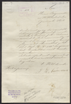 8445 Tekening behorend bij het verzoek van J.H. Naderman om een hek te mogen plaatsen aan het Sterrebos., , , 11-06-1887