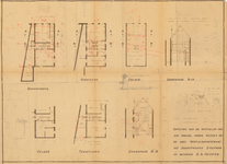 1075 Tekeningen van de woningen gelegen aan de Westluidensestraat 1 en 3, 1954