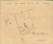 966 Situatieschetsen van details van de secties C en D te Tiel, met daarin de geplande noodwoningen, 1947