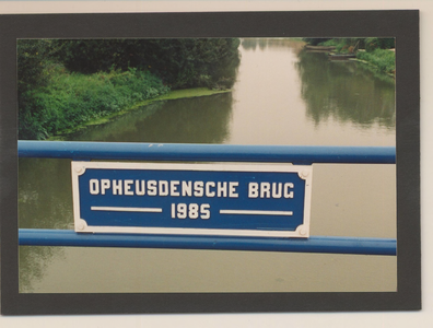 0360-366 De brug over de Linge in Opheusden, de Opheusdensche Brug van 1985