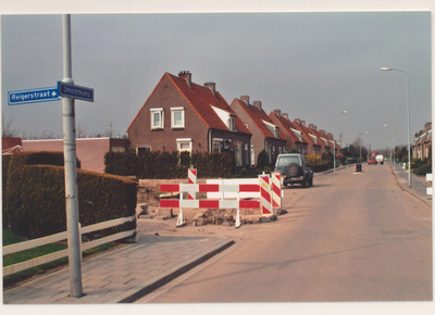 0360-71 Zicht op Smachtkamp te Opheusden 2004 (in verband met sloopplannen SWB) Naar rechts de Reigerstraat