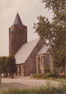 Lie 408 N.H. Kerk vanaf het zuidoosten (Papestraat) genomen (pastorie)