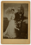 2155 Foto van Koningin Wilhelmina en Prins Hendrik, bij gelegenheid van hun huwelijk