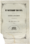 983 De Waterramp van 1855, door de leden der Maatschappij Arti et Amicitiae afgebeeld in vierentwintig op staal geëtste ...