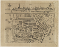 32 Een plattegrond van Tiel, oorspronkelijk uit de 17de eeuw door F. de Wit. Deze plattegrond lijkt zeer veel op de ...