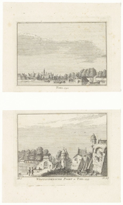 86 Tiel 1742 ; Westluidense Poort te Tiel 1737