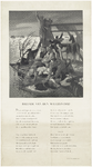 281 Een gedenkafbeelding als herinnering aan de grote watersnood in 1953 waar vooral Zeeland werd getroffen. De ...