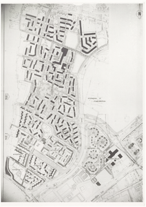 348 Een plattegrond van Rauwenhof en Drumpt-zuid met de woongebieden, [1989]