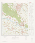 597 Een topografische kaart van het gebied Rhenen (39 E), met tussen de hoekpunten Amerongen, Veenendaal, Ingen en Kesteren