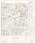 679 Een topografische kaart van het gebied Tiel (39 D), met tussen de hoekpunten Buren, Tiel, Hurwenen en Dreumel
