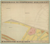 728 Een uitbreidingsplan van Tiel met de bebouwingskaart, blad 1. Dit uitbreidingsplan is goedgekeurd door de ...