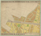 729 Een uitbreidingsplan van Tiel met de bebouwingskaart, blad 2. Dit uitbreidingsplan is goedgekeurd door de ...