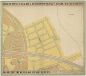 730 Een uitbreidingsplan van Tiel met de bebouwingskaart, blad 3. Dit uitbreidingsplan is goedgekeurd door de ...