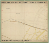 734 Een uitbreidingsplan van Tiel met de wegenkaart, blad 7. Dit uitbreidingsplan is goedgekeurd door de gemeenteraad ...