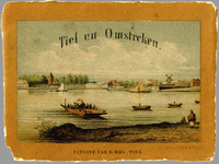 1747-1 Omslag uitgave van 12 litho's van Tiel en omgeving.
