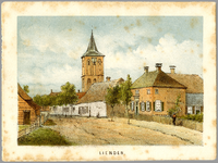 1747-12 Zicht op Marktplein met toren hervormde kerk