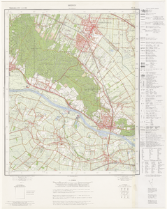 229 Topografische kaart van Nederland 1:25.000, blad 39 E Rhenen, 1966