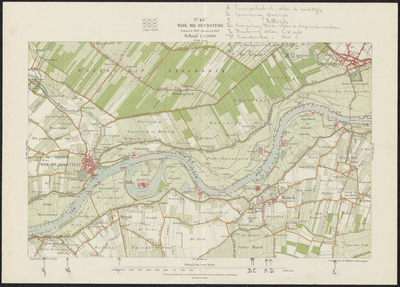 258 Topografische kaart van Nederland 1:25.000, blad 487 Wijk bij Duurstede, 1930