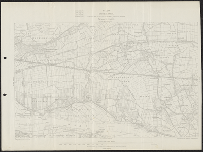 259 Topografische kaart van Nederland 1:25.000, blad 509 Ochten, 1921