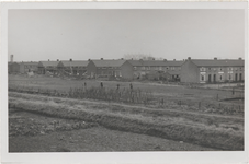 M 10457 Woningbouw bomenbuurt. Op de achtergrond v.l.n.r.: woningen aan Peppellaan, aan Beukstraat, aan Iepstraat, aan ...