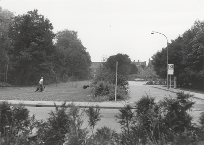 M 1942 Het terrein aan de Achterstraat waar, als het aan het college van B. en W. van Tiel ligt, in 1988 de eerste paal ...