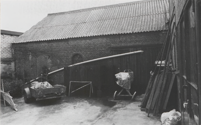 M 3029 Achterkant van de ijzerwarenfabriek De Bruin aan het Fabriekslaantje. Voorheen was de ijzergieterij van dhr. A. ...