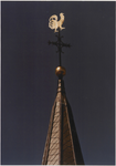 M 3689 De Kerktorenhaan op de Kerktoren van de Ned. Herv. Kerk te Kapel-Avezaath na de restauratie van de kerk